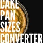 Bundt cake in a pan: Pin with text.