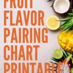 Fresh fruit: Pin with text.