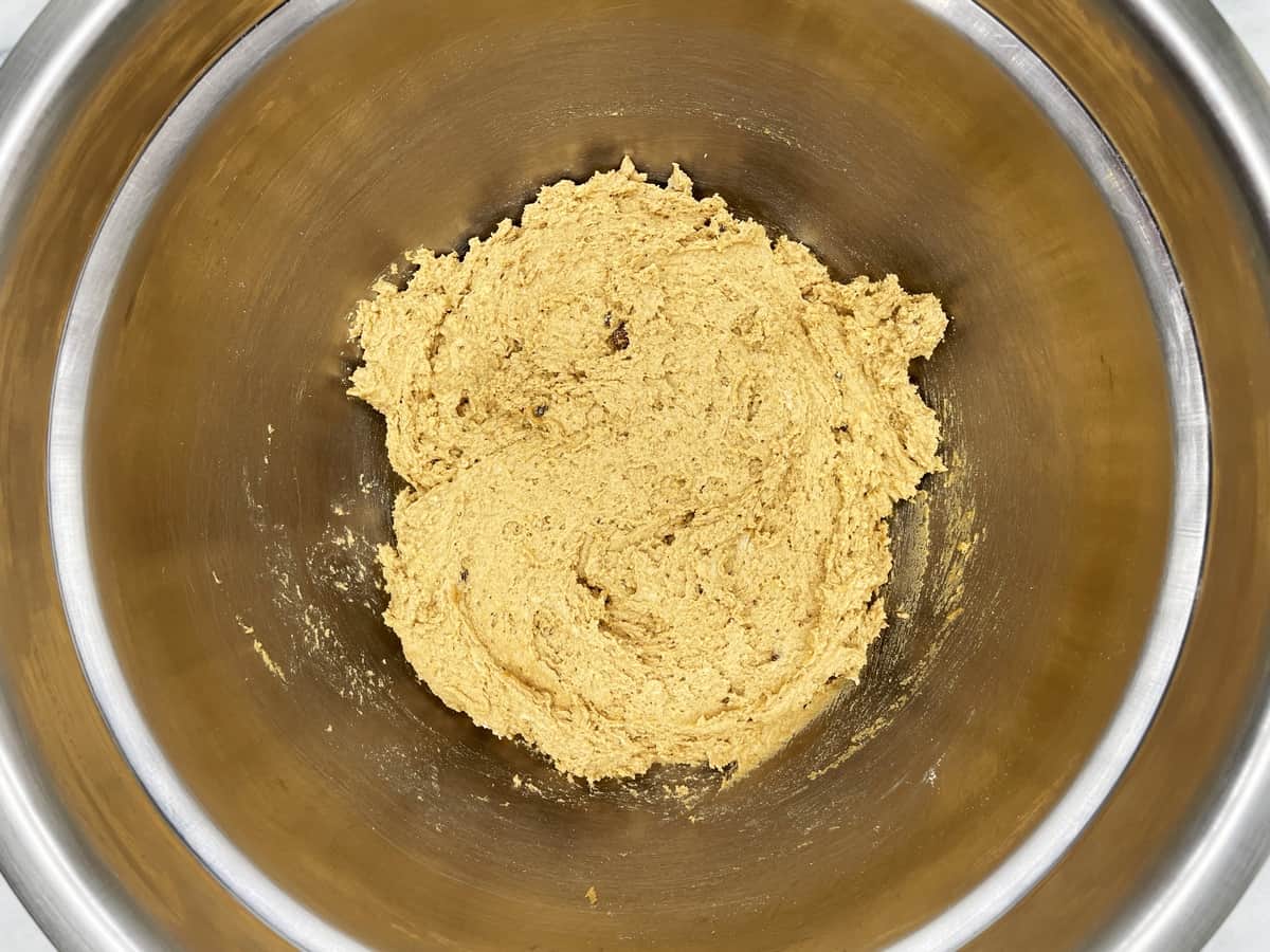 Butter flour mixture in a bowl