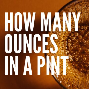 A pint of beer with overlying text.