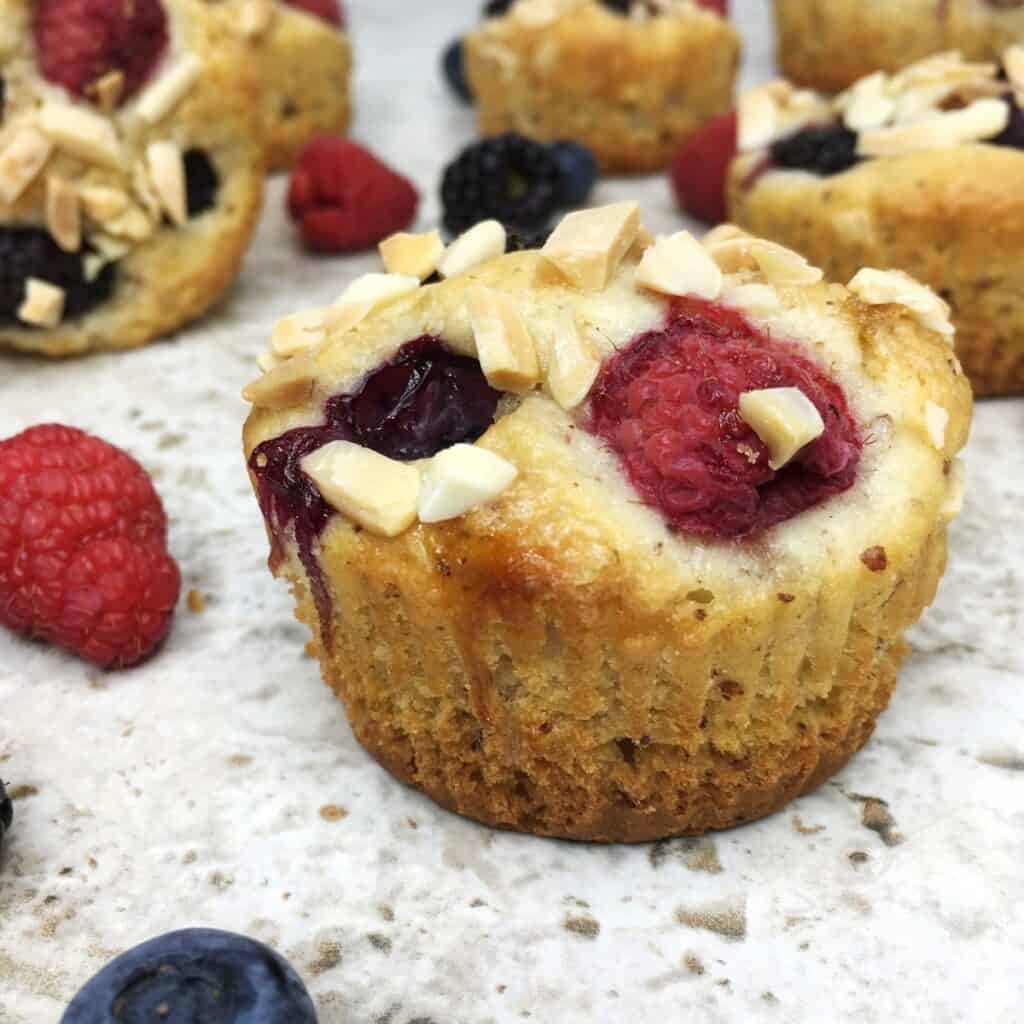 Mixed Berry Muffins Baking Like a Chef
