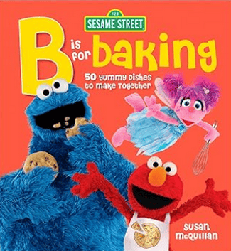 Cover of a kids' baking book with title.